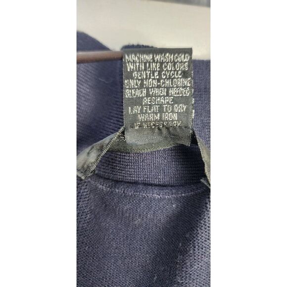 89th and Madison Navy Blue Open Cardigan in a Large - Picture 6 of 7